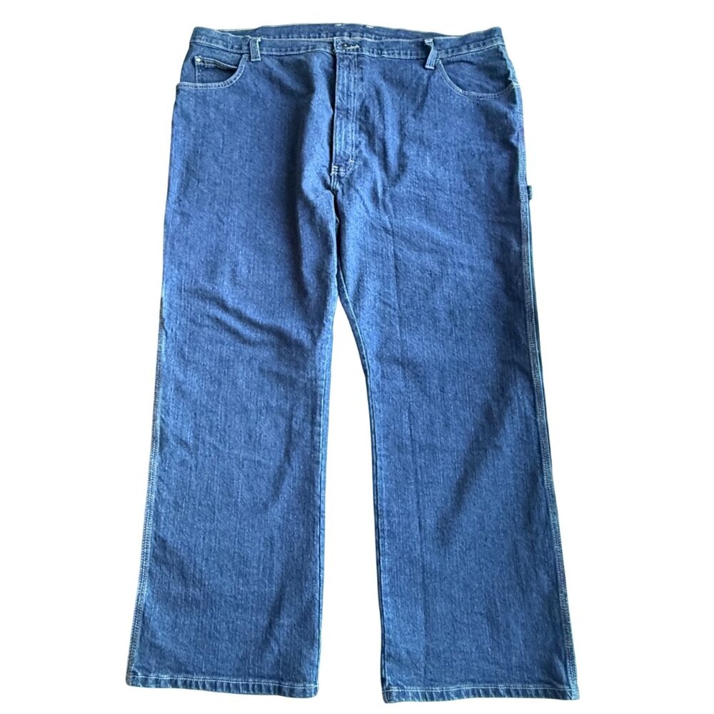 Genuine Dickies Carpenter Jeans Mens 44x30 Blue Stretch Denim Work Big & Tall